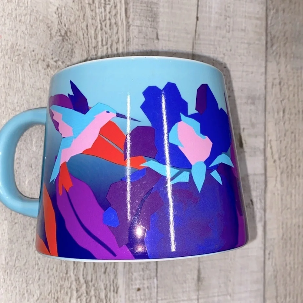 Starbucks 2023 hummingbird spring coffee mug discontinued 14 ounce